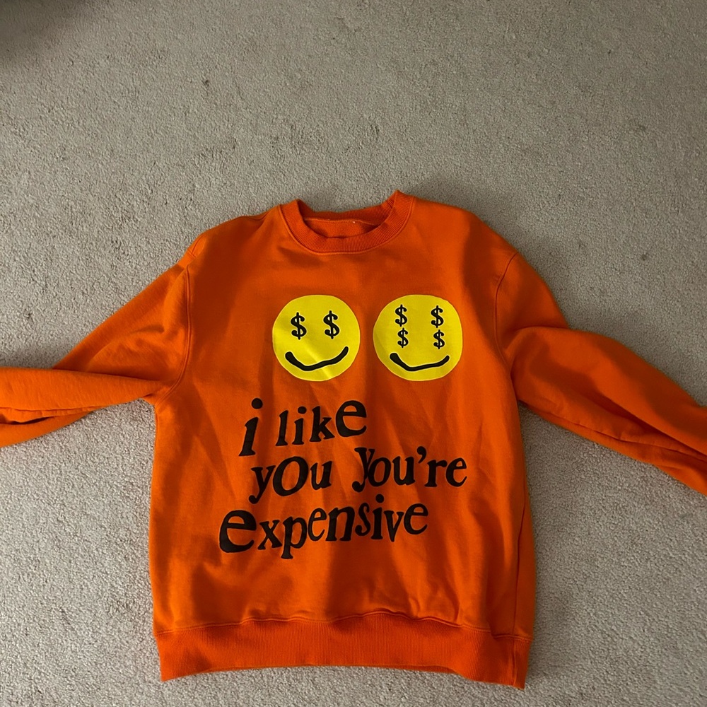 Adorable orange crew neck